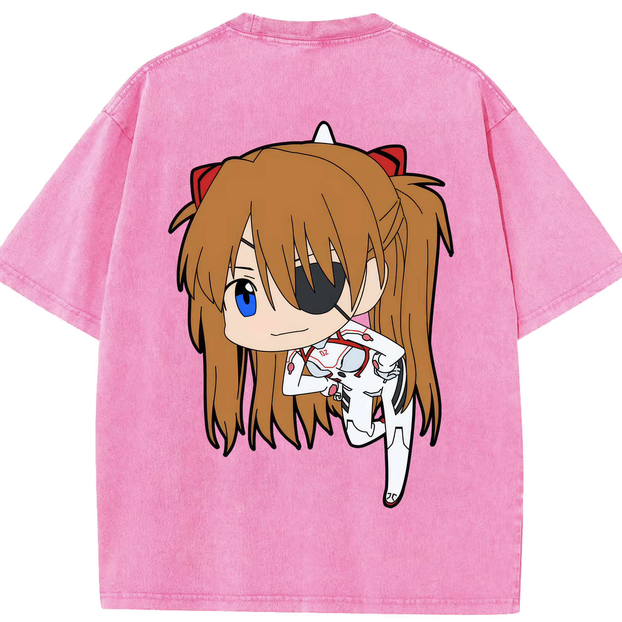 （画像用） EVA 新世紀エヴァンゲリオン 綿100% ヴィンテージ風 半袖Tシャツ（背面プリント）